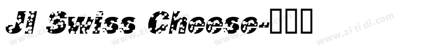 JI Swiss Cheese字体转换
